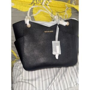 New MICHAEL KORS JET SET BlackTOTE BAG